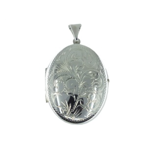 Silver Oval Locket