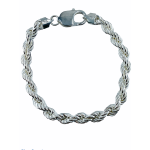 Silver Rope Style Bracelet