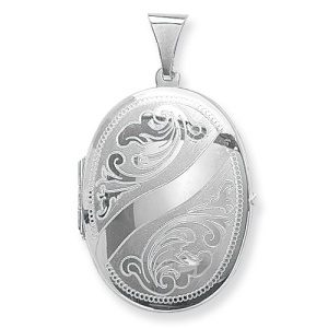 Silver Heart locket