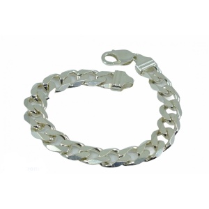 Silver Curb Bracelet