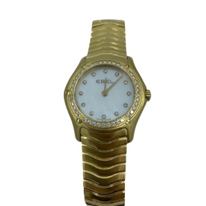 Pre-Owned 18ct Ebel Ladies Diamond Dot/Bezel